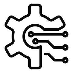 Technology  Icon Element For Design