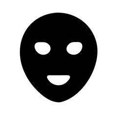 Face mask icon vector illustration