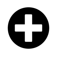 Medical cross icon vector illustration