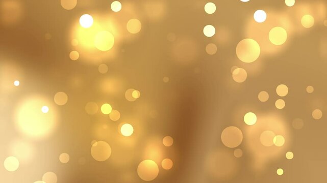 Golden Gradient Brown Animation Shimmering Lights Background Loop - Perfect for Luxury, Elegant, and Warm Projects