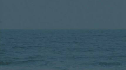 Gloomy ocean and sky simple aesthetic