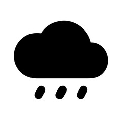 Rain cloud icon vector illustration