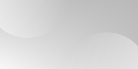 A minimalist abstract background featuring overlapping curves and circular shapes in various shades of gray, creating a smooth gradient and subtle depth