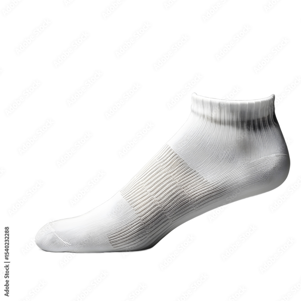 Aufkleber a pair of low-cut ankle socks, isolated on a empty plain background