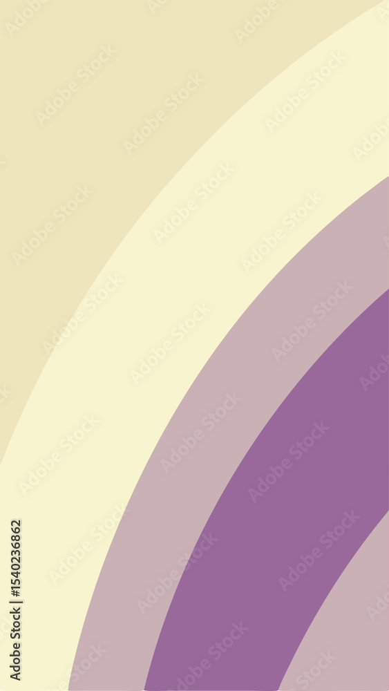 Poster abstract pastel color block design with overlapping geometric shapes on white background