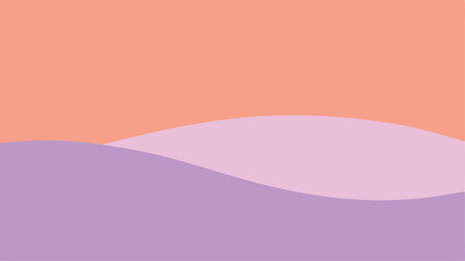 Abstract pastel color gradient with wavy shapes for minimalist design projects