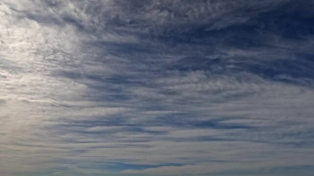timelapse of the sky of nebulosity - spooky background with clouds