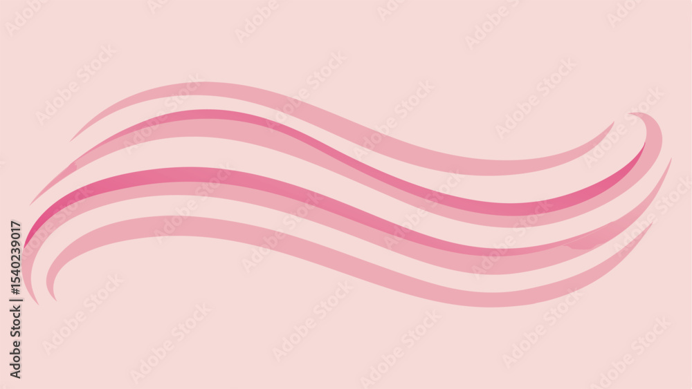 Poster abstract pink wave design with transparency suitable for various design projects