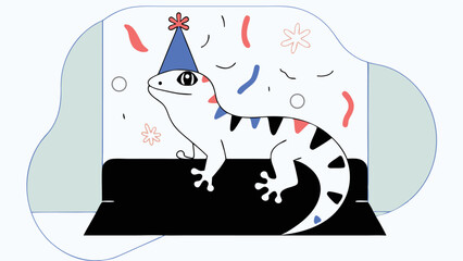 Happy Gecko Birthday Celebration