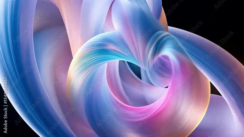 Poster Abstract Flowing Lines: An artful composition of elegant, flowing lines in a spectrum of vibrant colors, creating a sense of movement and dynamism that captures the viewer's eye. 