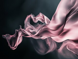 abstract digital background with wavy smooth lines in form of smoke, water or waves. Advertisement concept with wide copy space for text. commercial, editorial advertisement, surreal surrealism.	