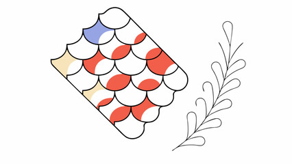 Abstract Scaled Pattern with Simple Branch © Chaiyapong