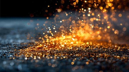 Sparks and Fire: Metalworking Abstract Background