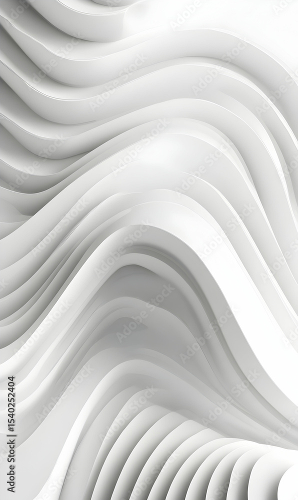 Poster abstract waves form captivating pattern a visual symphony of curves and gradients evoking calmness s