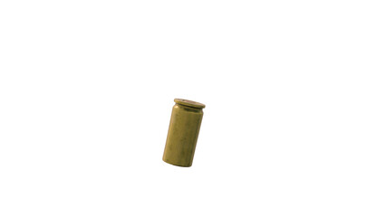 Gun Bullet cell use white background