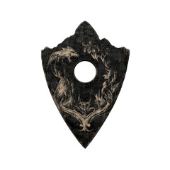 Antique Ouija Planchette with Intricate Engraved Design