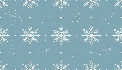 Snowflake pattern winter background for Christmas and holiday design