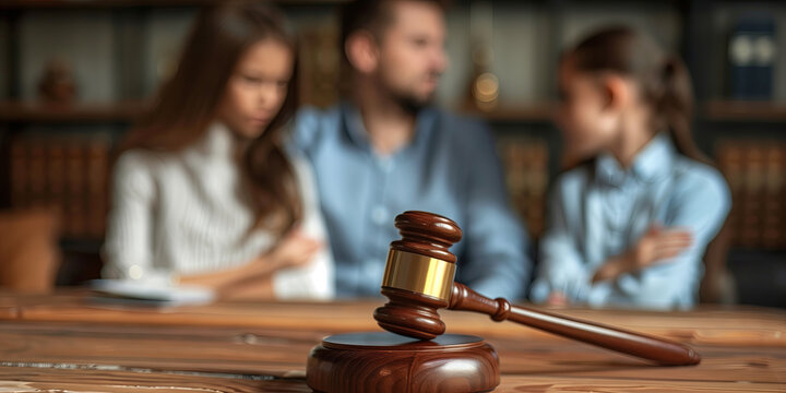 Court ruling on the separation of couples with children.