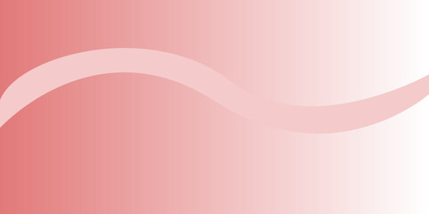 Pink abstract background with curving lines and heart patterns for a romantic design