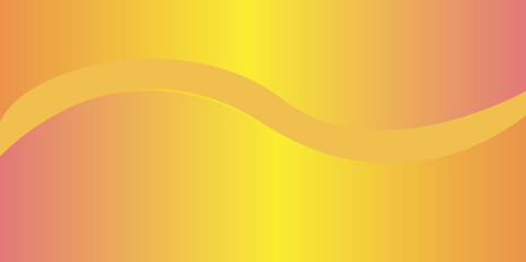 Abstract orange and yellow waves illustrate a warm, artistic summer design for your vibrant vector background