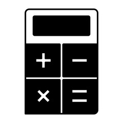 Finance Calculator black icon