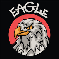 Eagle Head for streetwear illustration