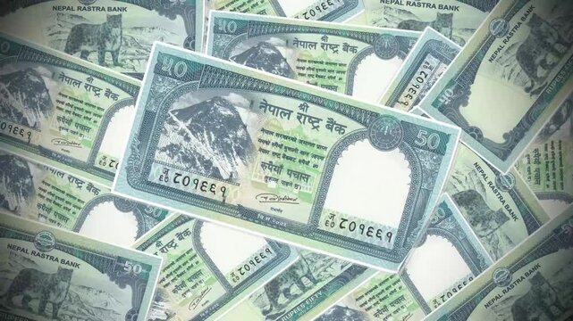 Nepalese Ten Rupee Banknote Animation