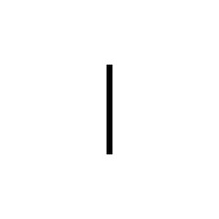 Vertical bar | vector icon