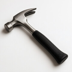 claw hammer on white background