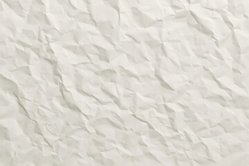 Cream colored crumpled paper texture background