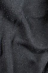Macro View of Aged Cotton Cloth Surface with Fuzz and Wear