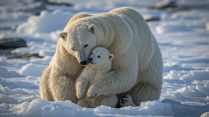 Majestic Polar Bear in Arctic Wilderness  Powerful Wildlife Close-Up for Climate Awareness , wild life photography , photo ,image , nature photography , close up photo of polar bear , wild life