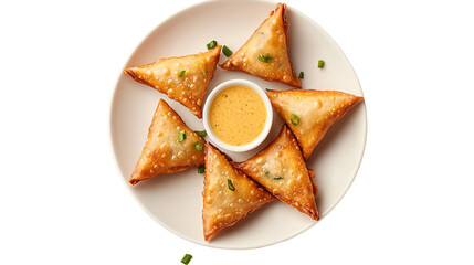 Samosa, samsa or somsa is a triangular fried cake. The filling is boiled potatoes seasoned with spices mixed with peas, onions, cilantro, and sometimes paneer. This snack is popular in Central Asia, S