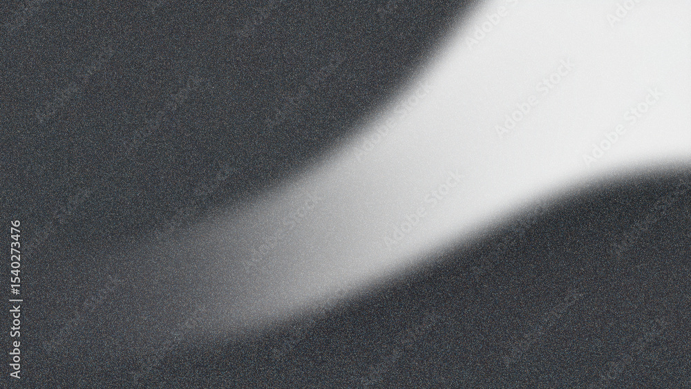 Poster abstract monochrome image featuring soft curves and gradients, creating a sense of movement and flui