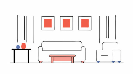 Minimalist Living Room Interior Design