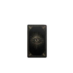 Mystical Eye Tarot Card - Occult Symbolism, Fortune Telling, Astrology, Esoteric Design