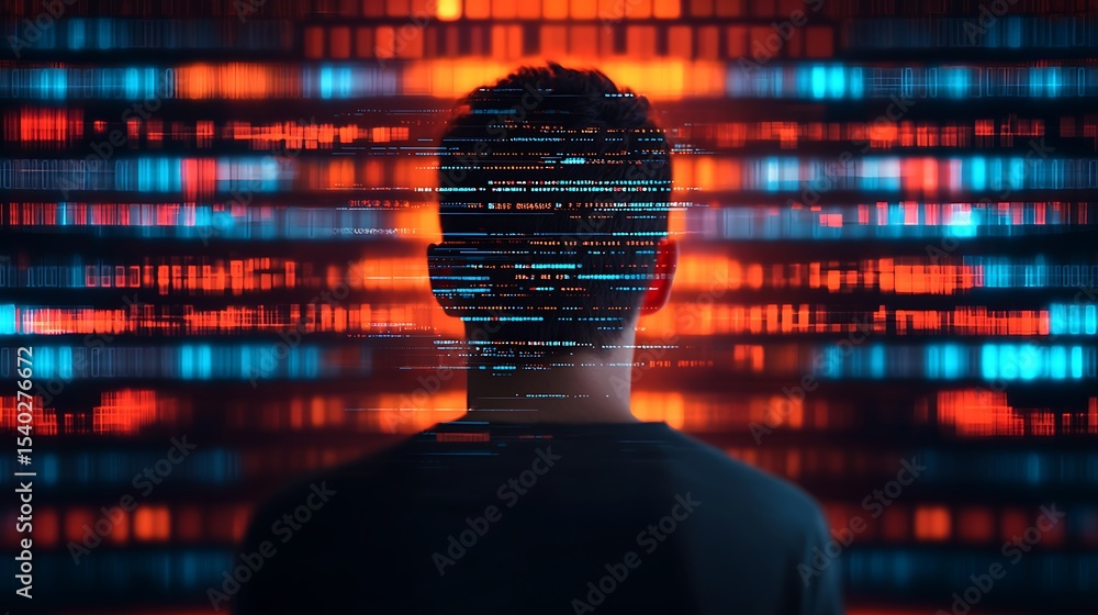 Poster a person