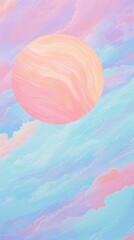 Planet painting art backgrounds.