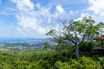 The natural scenery of Yalong Bay in Sanya City, Hainan Province, China