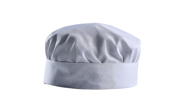 Culinary Cap: A pristine chef's hat, a symbol of culinary expertise, set against a minimalist backdrop, ready to bring food