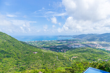 The natural scenery of Yalong Bay in Sanya City, Hainan Province, China