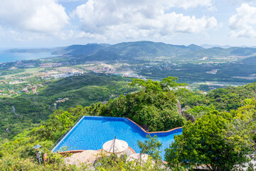 The natural scenery of Yalong Bay in Sanya City, Hainan Province, China