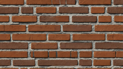 Obraz premium Realistic Seamless Tan Brick Wall Background with Subtle Texture,AI