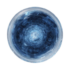 Celestial Sphere Mystical Astrological Orb of Light and Constellations