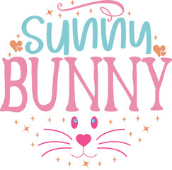 Sunny Bunny A Delightful Easter Illustration