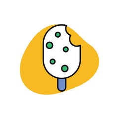 ice Cream Icon vector stock illustration