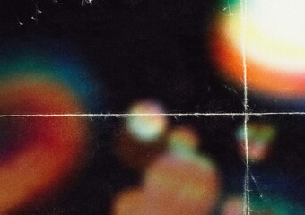 Grainy rainbow Lens Optical Flare Film Dust Overlay Effect Vintage Abstract Light Leaks Photo Retro Camera Defocused Blur Reflection Bright Sunlights. Use Screen Overlay Mode for Photo Processing.