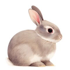 Obraz premium Rabbit rabbit illustration children's.