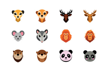animal icon set