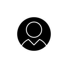 user, avatar, profile icon vector